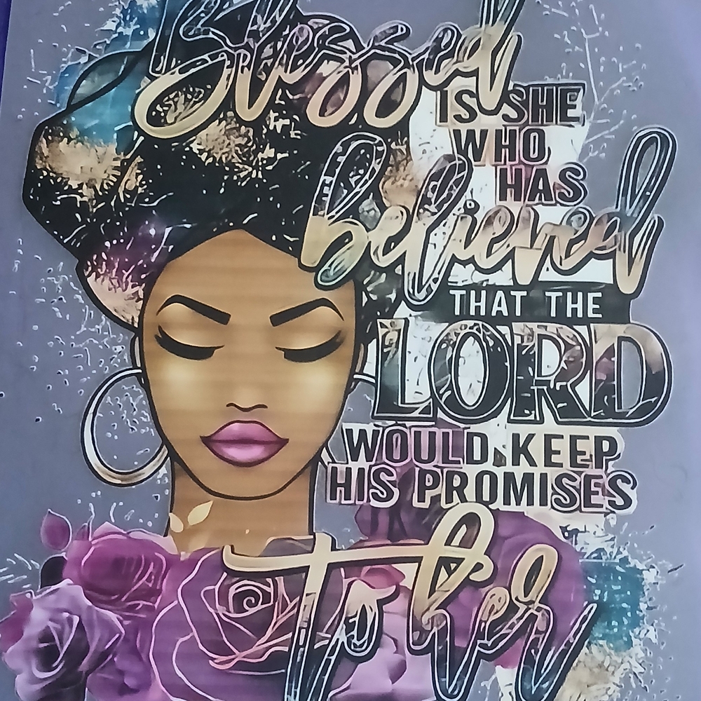 Colorful Inspirational Graphic Tee Size S,M,L,XL